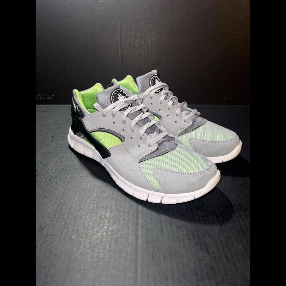 Nike Air Huarache Grey Green White 510801-003 - Size 12 - Picture 2 of 9